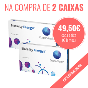 Pack 2 Biofinity Energys (6 lentes)