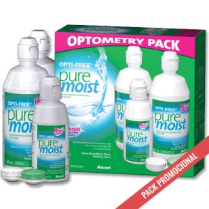 Opti-Free PureMoist Summer Pack - 2 x 300ml + 1 x 90ml
