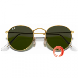 Ray-Ban® RB 3447 001 50-21 3N - ROUND METAL