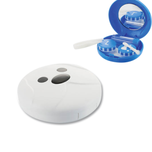 Estojo para lentes de contacto - DOG WHITE
