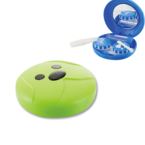 Estojo para lentes de contacto - DOG GREEN