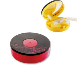 Estojo para lentes de contacto Music Red