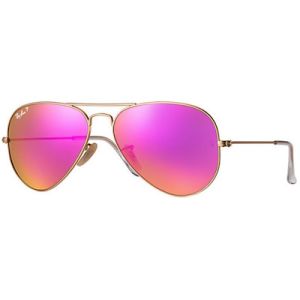 Ray-Ban® RB3025 112/1Q 58-14 135 3P- AVIATOR FLASH LENSES