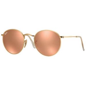 Ray-Ban® RB3447 112/Z2 50-21 2N - ROUND METAL FLASH LENSES