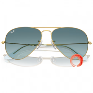 Ray-Ban® RB 3025 001/3M 55-14 135 2N - AVIATOR LARGE METAL