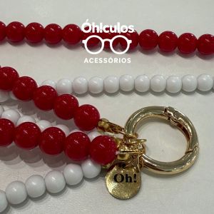 OH!PENDURA - Vermelho e Pérola