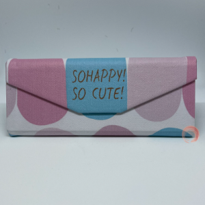 Estojo para lentes de contacto - Smile Branco