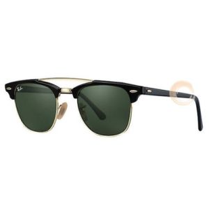 Ray-Ban® RB3816 901 51-21 145 3N - CLUBMASTER DOUBLE BRIDGE 