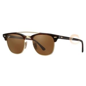 Ray-Ban® RB3816 990/33 51-21 145 3N - CLUBMASTER DOUBLE BRIDGE