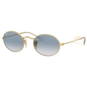 Ray-Ban® RB3547N 001/3F 51-21 145 2N - ROUND METAL FLAT LENSES