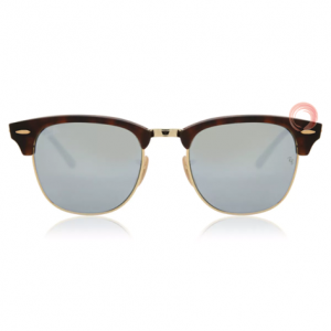 Ray-Ban® RB 3016 1145/30 51-21 145 3N - CLUBMASTER FLASH LENSES